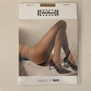 Wolford Naked 8 Tights gobi color